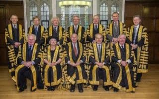 Comment: The justices in their full ceremonial garb