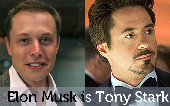 elon musk is tony stark ( iron man )