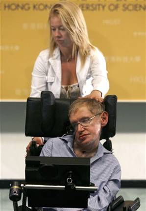 Image: Hawking and nurse